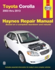 Image for Toyota Corolla automotive repair manual  : 2003-2013