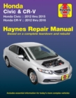 Image for Honda Civic &amp; CRV automotive repair manual  : 2012-2016