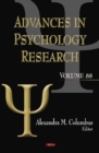 Image for Advances in Psychology Research : Volume 88