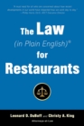 Image for The Law (in Plain English) for Restaurants
