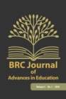 Image for BRC Journal of Advances in Education, Volume 3 Number 1