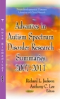 Image for Advances in Autism Spectrum Disorder Research : Summaries, 2007-2011