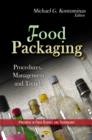 Image for Food packaging  : procedures, management and trends