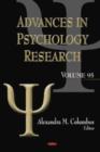 Image for Advances in psychology researchVolume 95