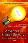Image for Advances in energy research  : energy &amp; power engineering