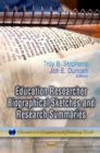Image for Education Researcher Biographical Sketches &amp; Research Summaries