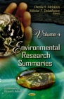 Image for Environmental research summariesVolume 4