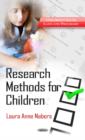 Image for Research Methods for Children
