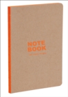 Image for Kraft and Orange A5 Notebook