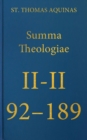 Image for Summa Theologiae II-II, 92-189