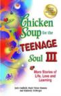 Image for Chicken Soup for the Teenage Soul III : More Stories of Life, Love and Learning