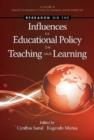Image for Research on the Influences of Educational Policy on Teaching and Learning