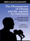 Image for Phenomenon of Obama and the Agenda for Education - 2nd Edition