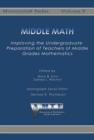 Image for Middle Math : Improving the Undergraduate Preparation of Teachers of Middle Grades Mathematics