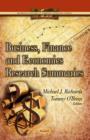 Image for Business, Finance &amp; Economics Research Summaries