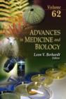 Image for Advances in medicine and biologyVolume 62