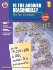 Image for Is the Answer Reasonable?, Grade 6: The Test Connection