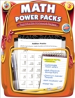 Image for Math Power Packs, Grade 3: Reproducible Homework Packets