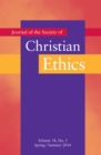 Image for Journal of the Society of Christian Ethics: Fall/Winter 2016, Volume 34, No. 1