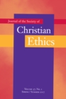 Image for Journal of the Society of Christian Ethics: Spring/Summer 2017, Volume 37, No. 1
