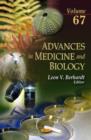 Image for Advances in medicine and biologyVolume 67