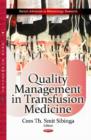 Image for Quality Management in Transfusion Medicine