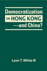 Image for Democratization in Hong Kong - and China?