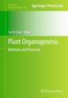 Image for Plant organogenesis  : methods and protocols