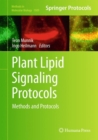 Image for Plant Lipid Signaling Protocols