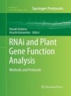 Image for RNAi and Plant Gene Function Analysis