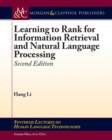 Image for Learning to Rank for Information Retrieval and Natural Language Processing: Second Edition