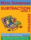 Image for Math Superstars Subtraction Level 1