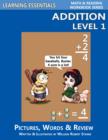 Image for Addition Level 1: Pictures, Words &amp; Review