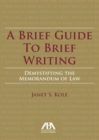 Image for A Brief Guide to Brief Writing