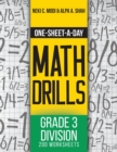 Image for One-Sheet-A-Day Math Drills : Grade 3 Division - 200 Worksheets (Book 8 of 24)