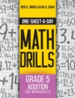 Image for One-Sheet-A-Day Math Drills