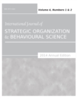 Image for International Journal of Strategic Organization and Behavioural Science (2014 Annual Edition)