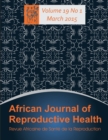 Image for African Journal of Reproductive Health : Vol.19, No.1 March 2015