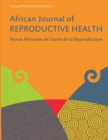 Image for African Journal of Reproductive Health : Vol.19, No.4 December 2015