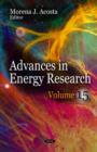 Image for Advances in Energy Research : Volume 15