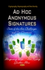 Image for Ad Hoc Anonymous Signatures