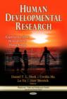 Image for Human developmental research  : experience from research in Hong Kong