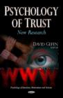Image for Psychology of Trust : New Research