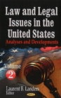 Image for Law &amp; legal issues in the United States  : analyses &amp; developmentsVolume 2