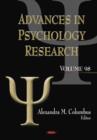 Image for Advances in psychology researchVolume 98