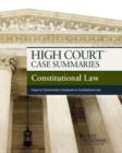 Image for High Court Case Summaries on Constitutional Law, Keyed to Chemerinsky