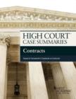 Image for High Court Case Summaries on Contracts, Keyed to Farnsworth