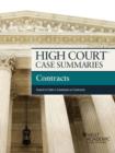 Image for High Court Case Summaries on Contracts, Keyed to Fuller
