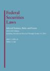 Image for Federal Securities Laws : Selected Statutes, Rules and Forms