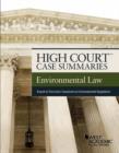 Image for High Court Case Summaries, Environmental Law (Keyed to Percival)